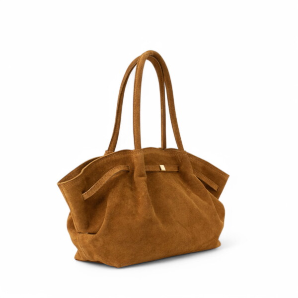 Verstos odos rankinė "Janina" – šilto camel atspalvio klasika