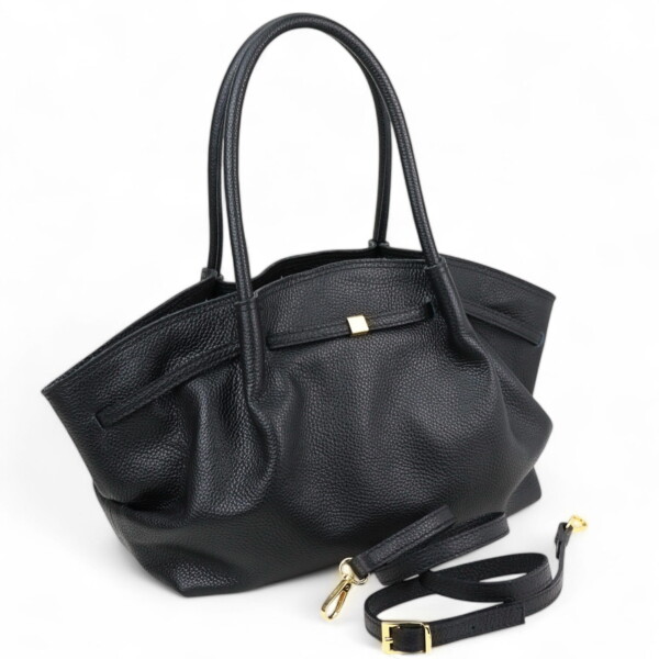 Odinė ir labai talpi rankinė "Janina"